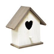 White Wooden Nesting Box